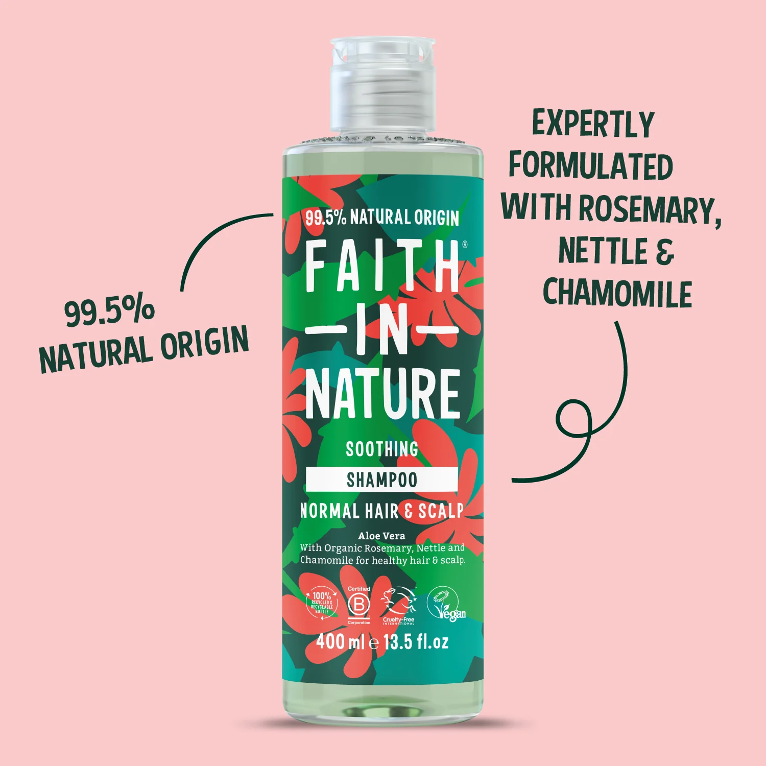 Aloe Vera Shampoo - 400ml - Image 2