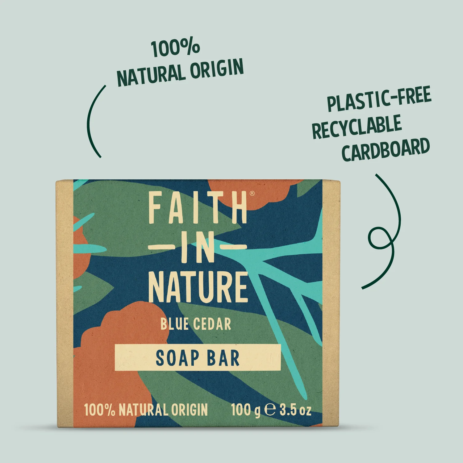 3 x Blue Cedar Soap Bars - Image 2