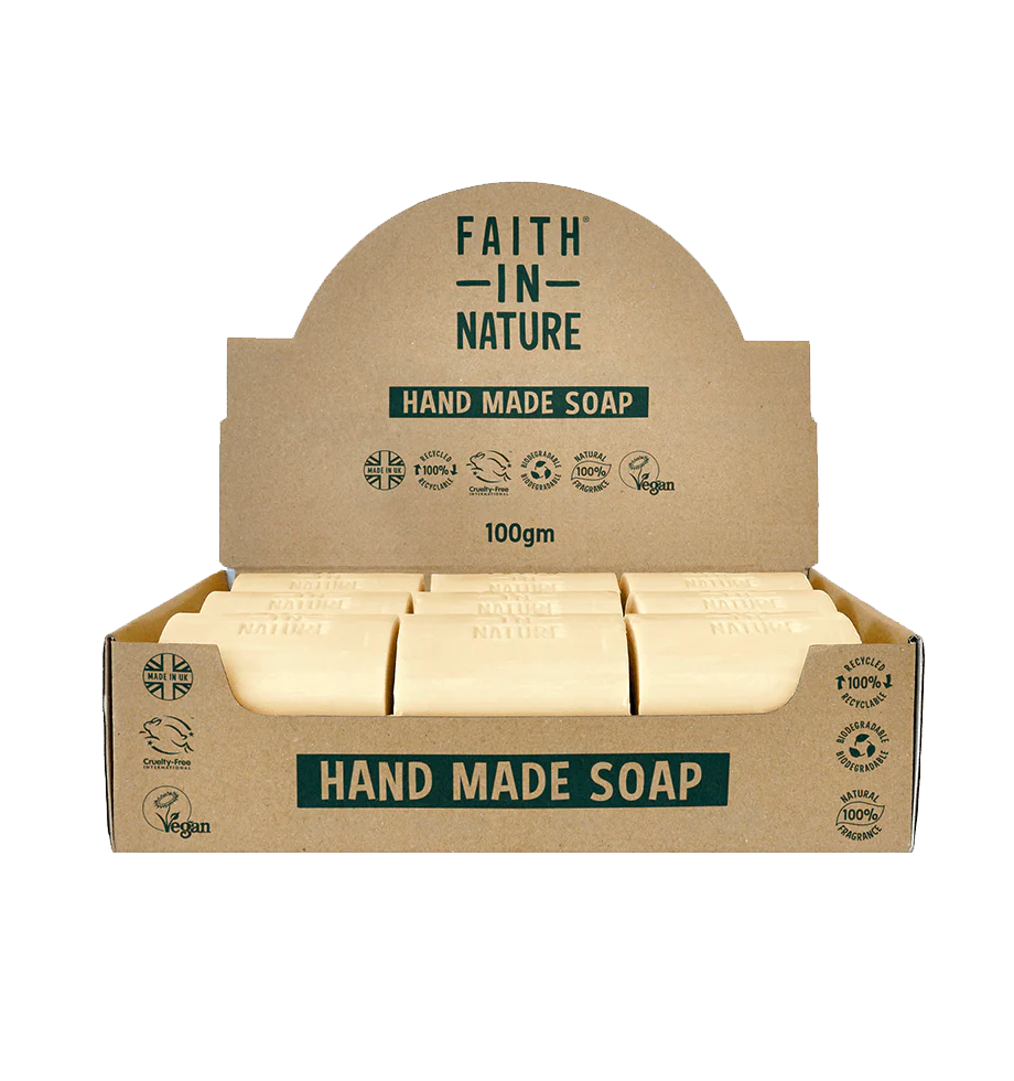 Box of 18 Unwrapped Fragrance Free Soaps