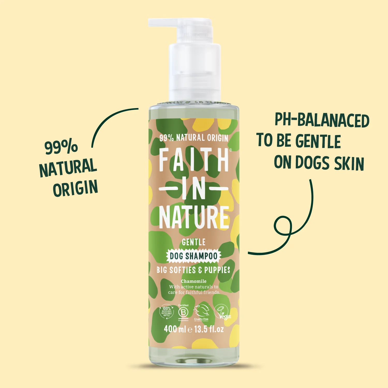 Chamomile Dog & Puppy Shampoo - 400ml - Image 2