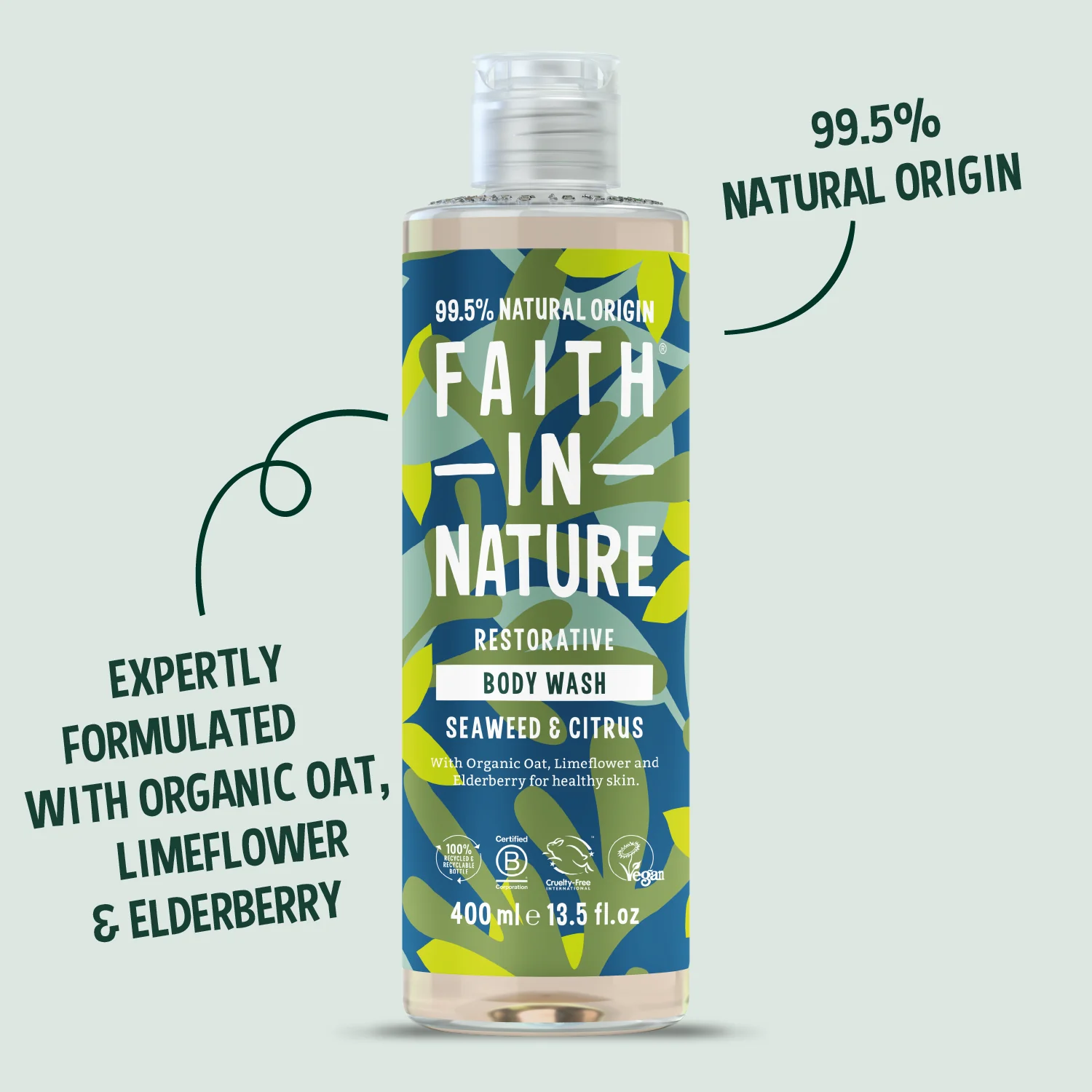 Seaweed & Citrus Body Wash - 400ml - Image 2