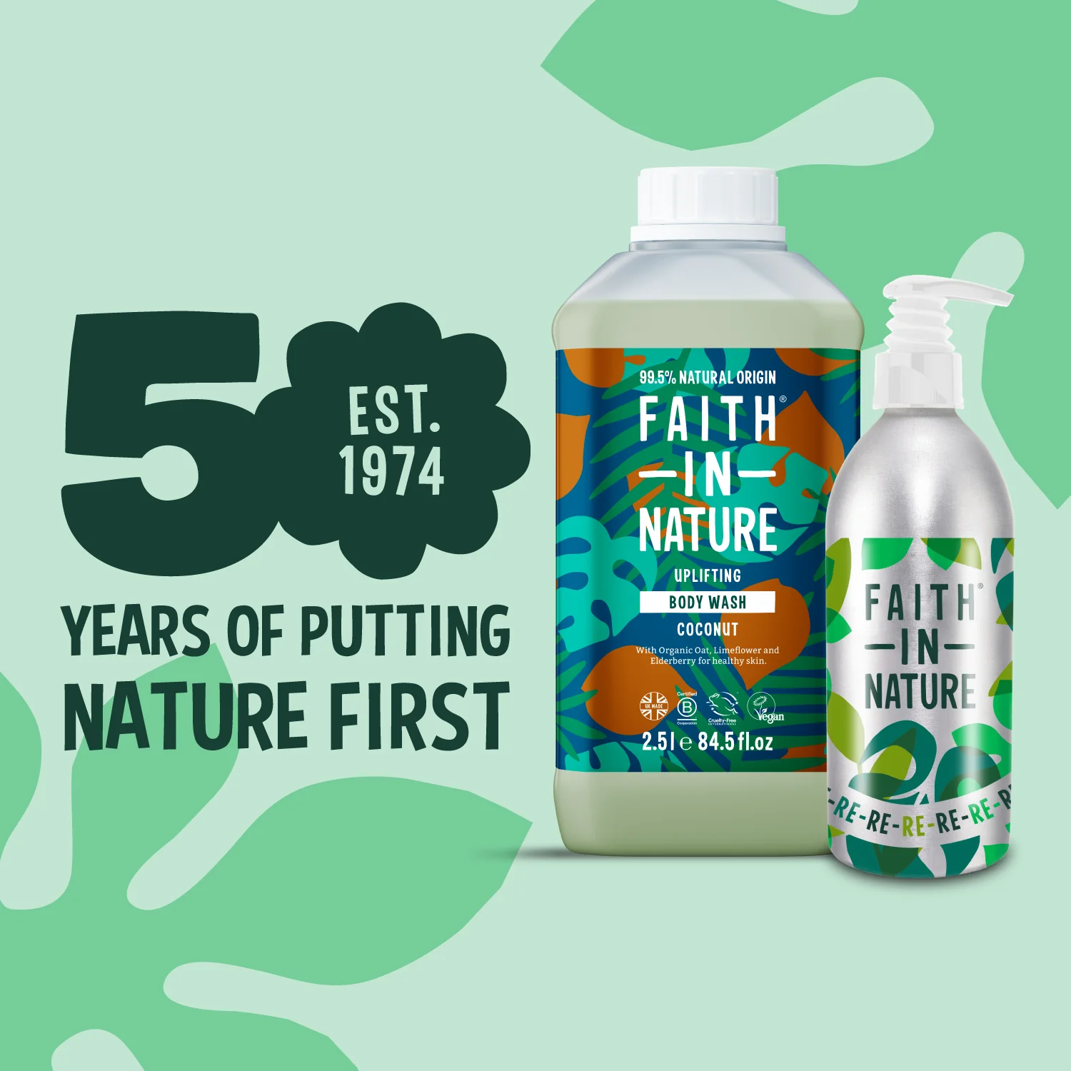 Coconut Body Wash 2.5L With Aluminium Refill Bottle - Image 7