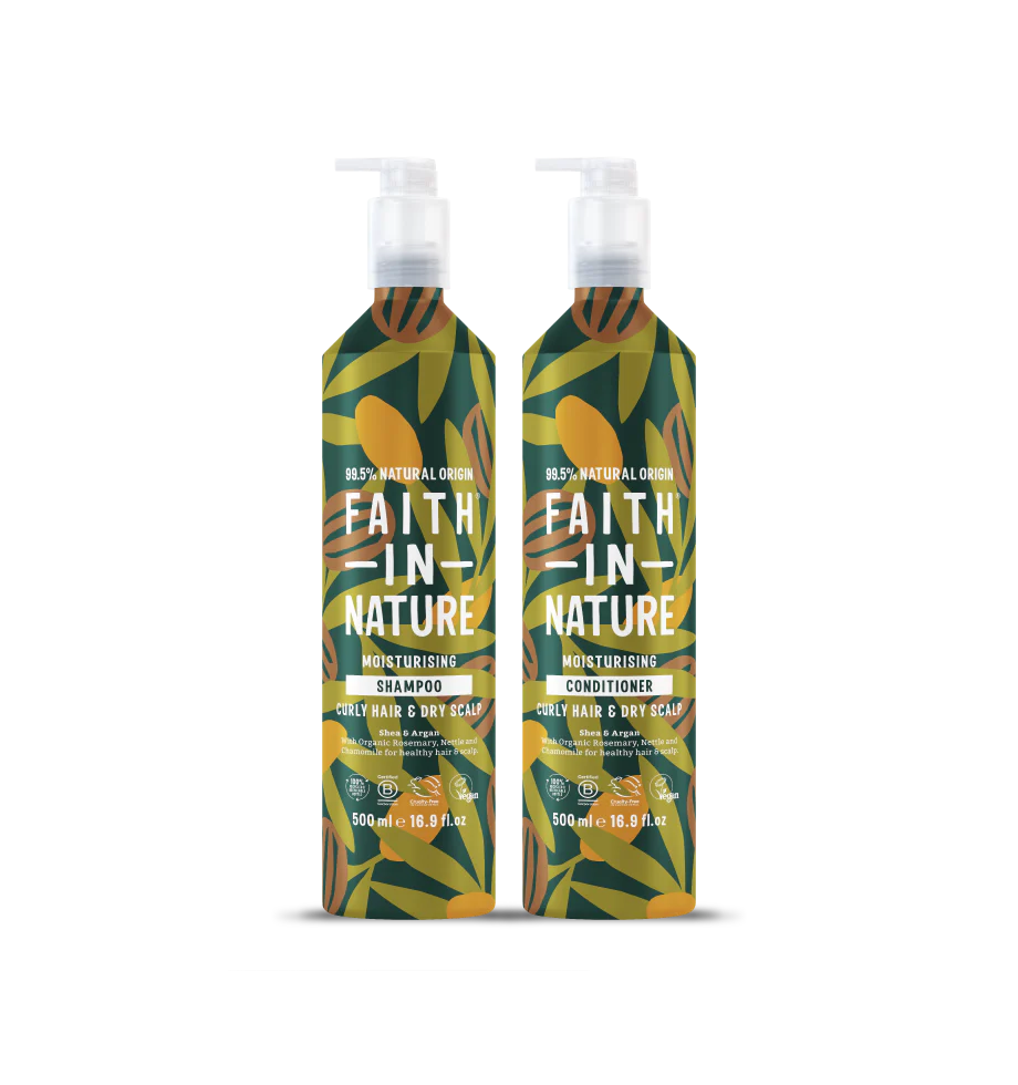 Shea & Argan Shampoo & Conditioner Set - 500ml Aluminium