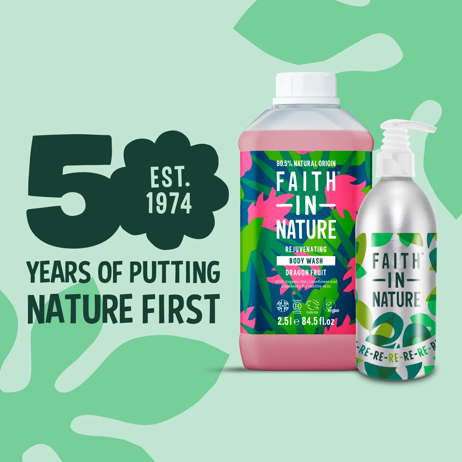 Dragon Fruit Body Wash 2.5L With Aluminium Refill Bottle - Image 6