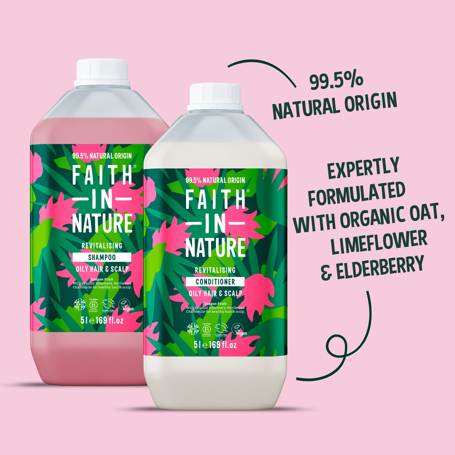 Dragon Fruit Shampoo & Conditioner Set - 5L - Image 2