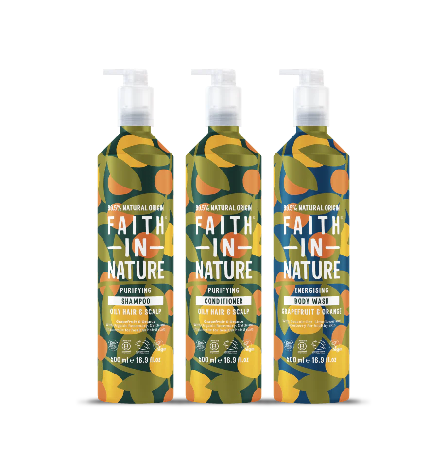 Grapefruit & Orange Hair & Body Set - 500ml Aluminium
