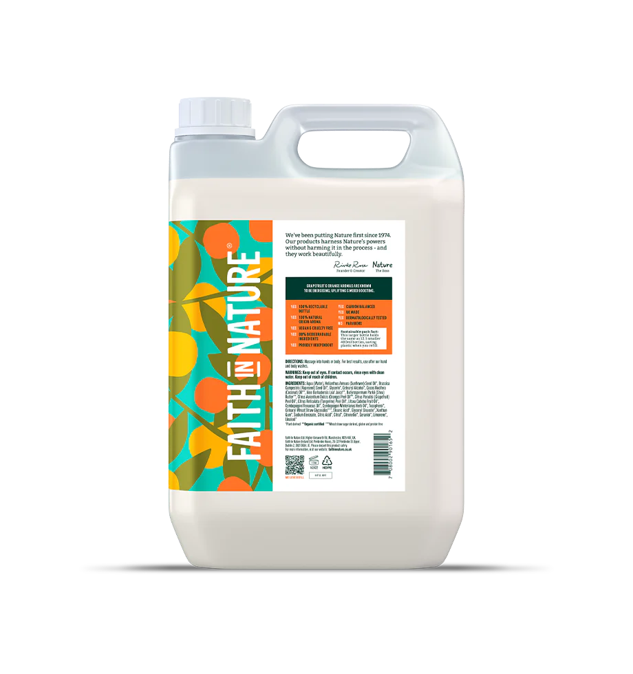 Grapefruit & Orange Hand and Body Lotion - 5L