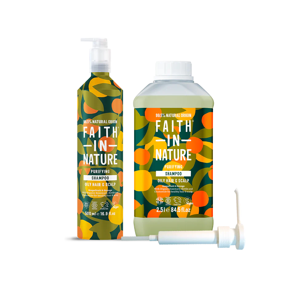 Grapefruit & Orange Shampoo - Aluminium Refill Set