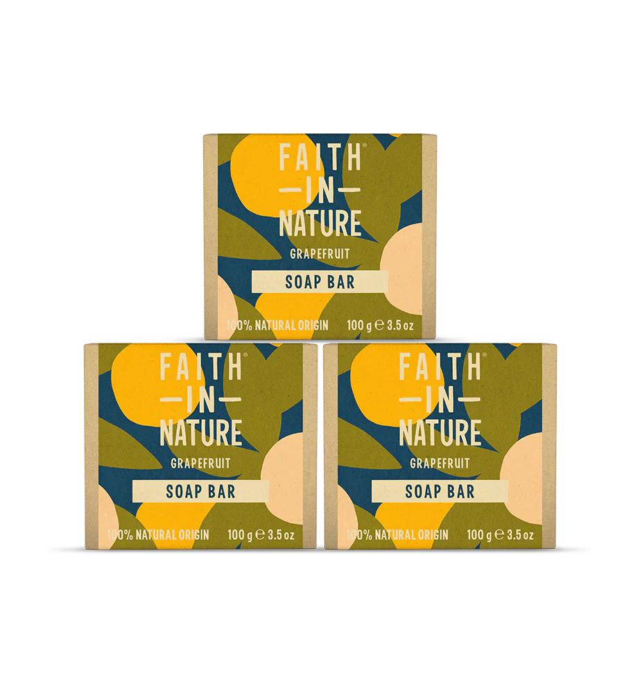 3 x Grapefruit Soap Bars