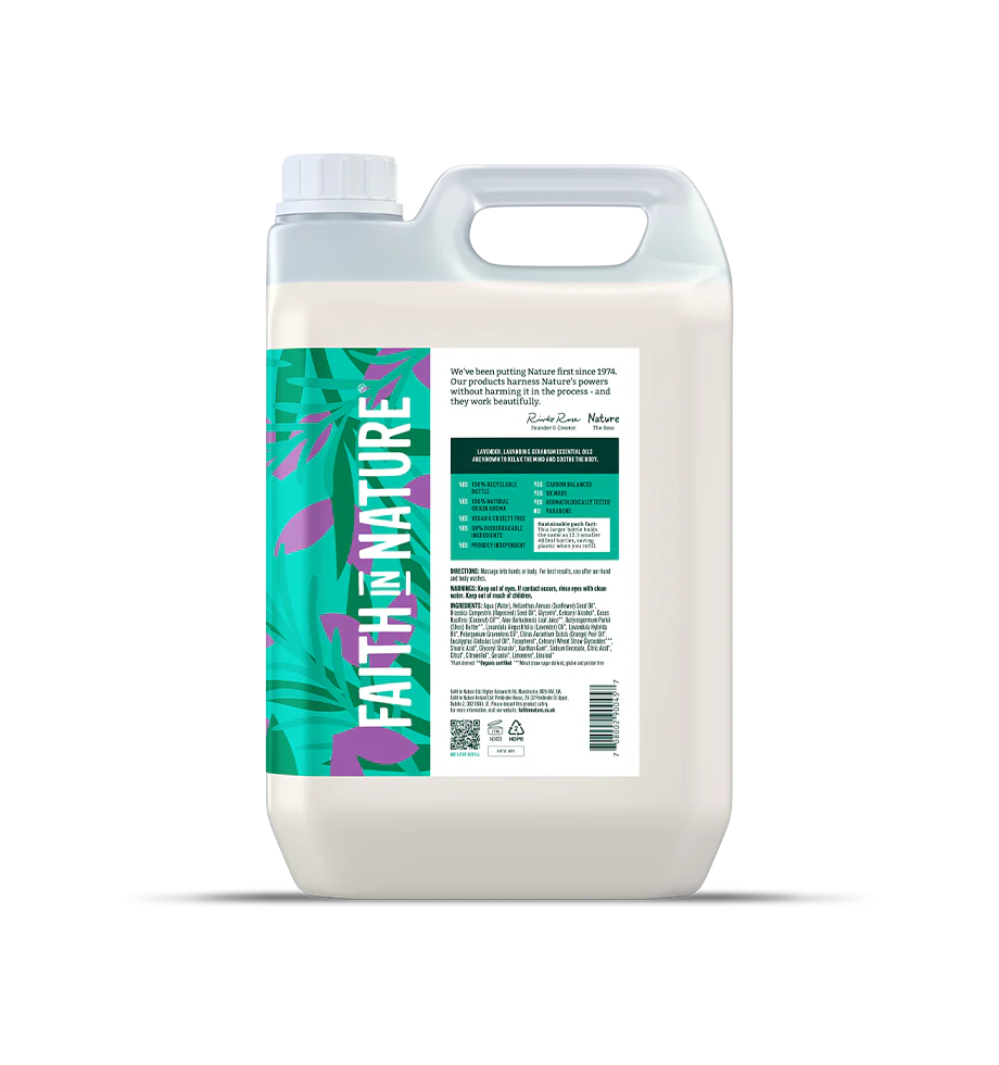 Lavender & Geranium Hand and Body Lotion - 5L
