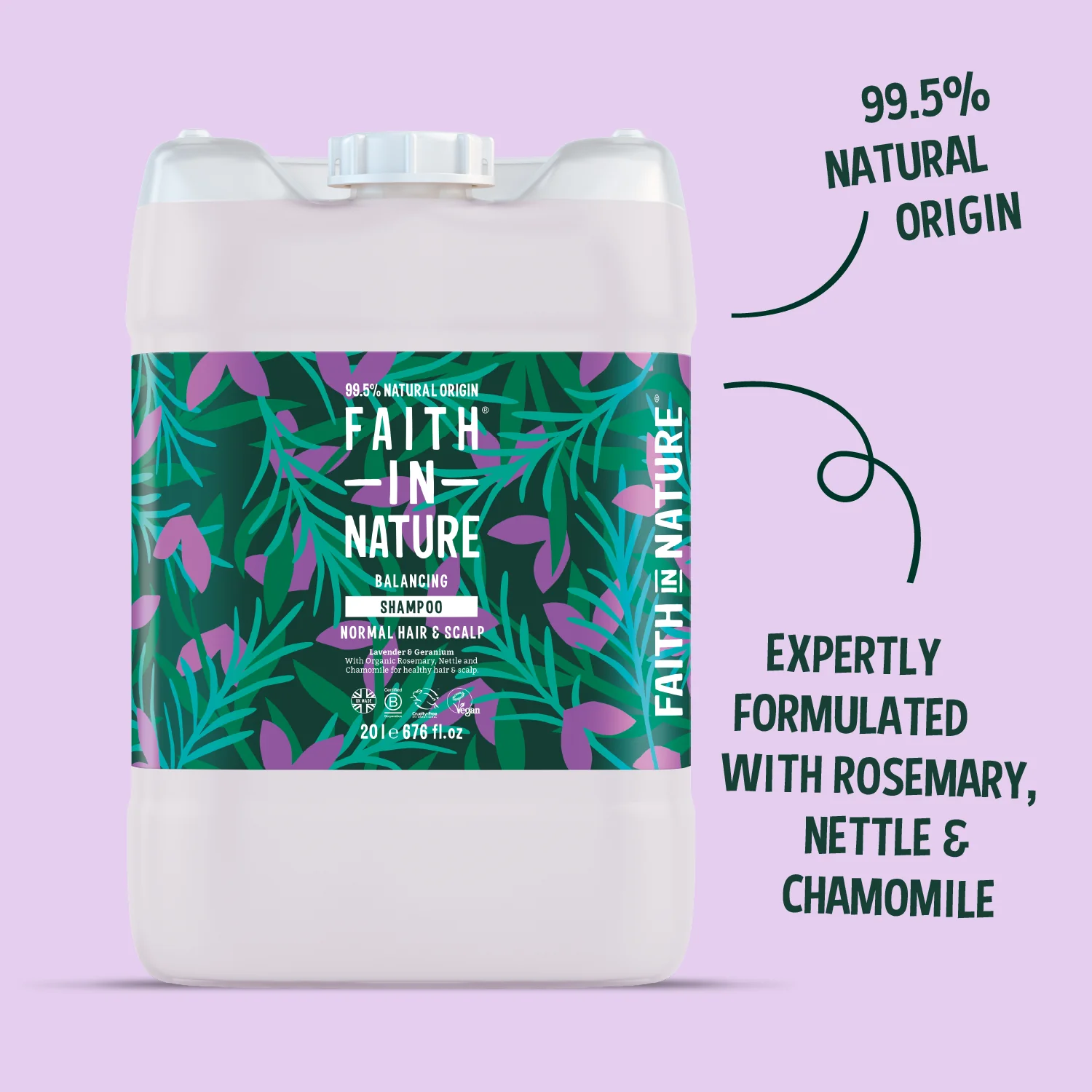 Lavender & Geranium Shampoo - 20L - Image 2