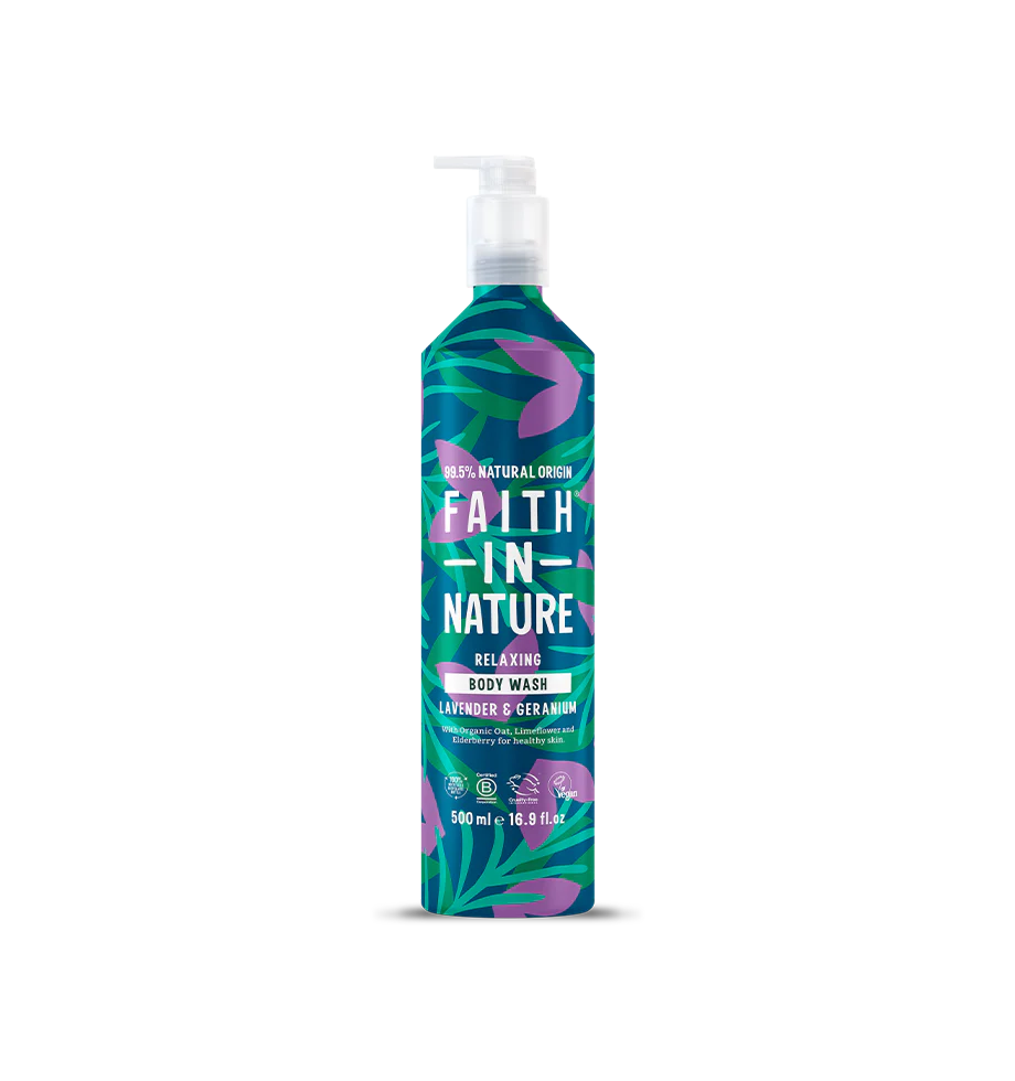 Lavender & Geranium Body Wash - 500ml Aluminium