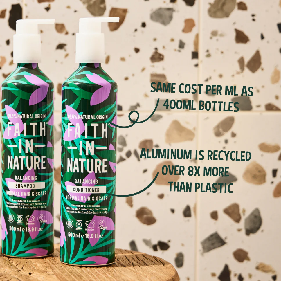 Lavender & Geranium Conditioner - 500ml Aluminium - Image 2