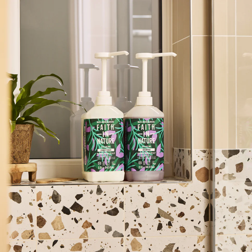 Lavender & Geranium Shampoo & Conditioner Set - 2.5L - Image 5