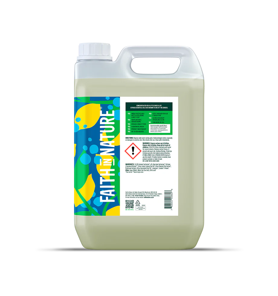 Lemon Washing Up Liquid 5L