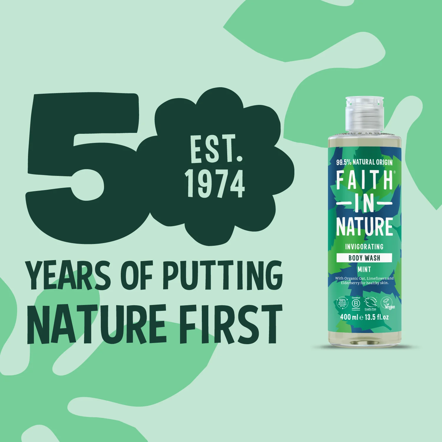 Mint Body Wash - 400ml - Image 7