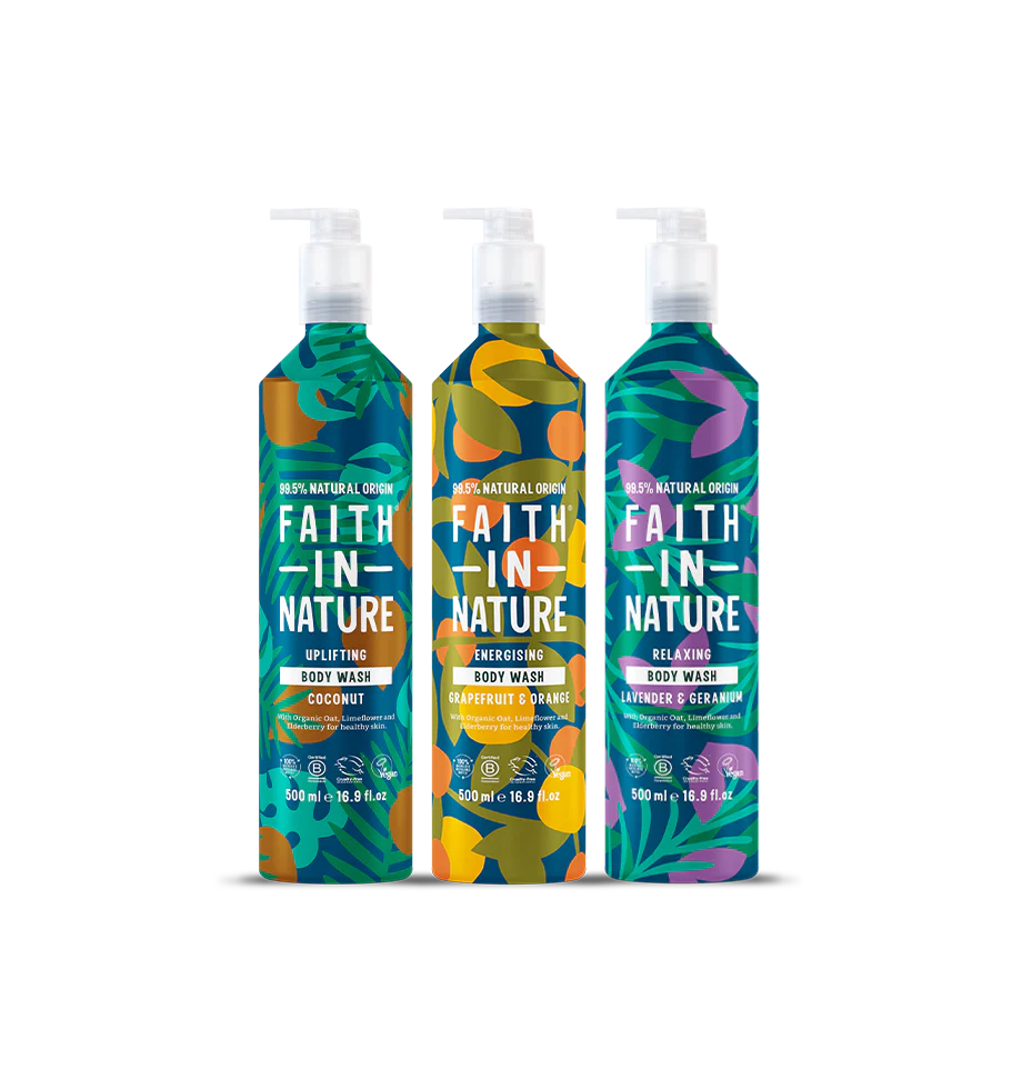 Aluminium Body Wash Trio