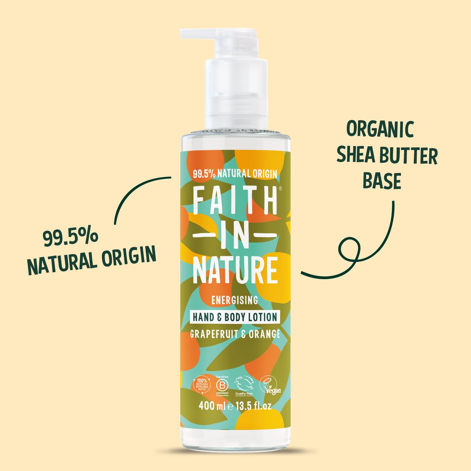 Grapefruit & Orange Hand and Body Lotion - 400ml - Image 2