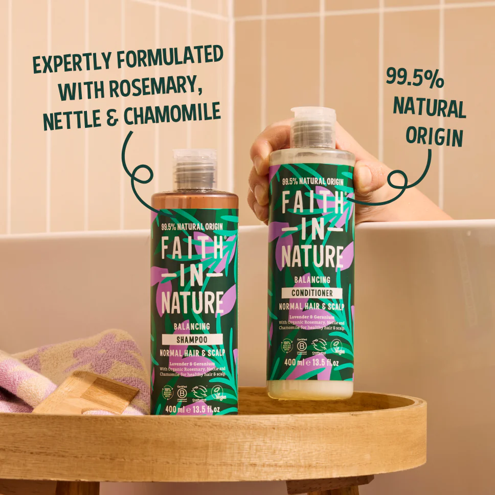 Lavender & Geranium Shampoo & Conditioner Set - Image 2