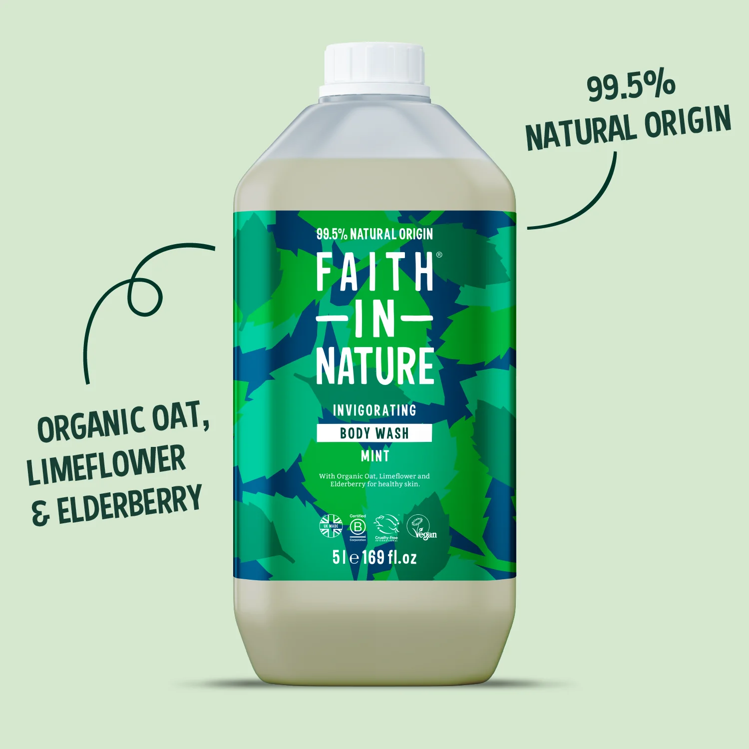 Mint Body Wash - 5L - Image 2