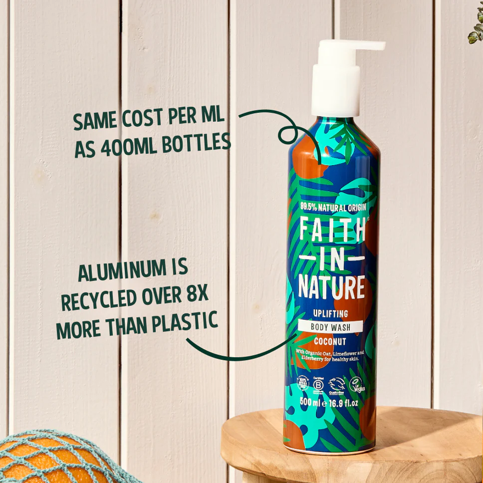 Coconut Body Wash - 500ml Aluminium - Image 2