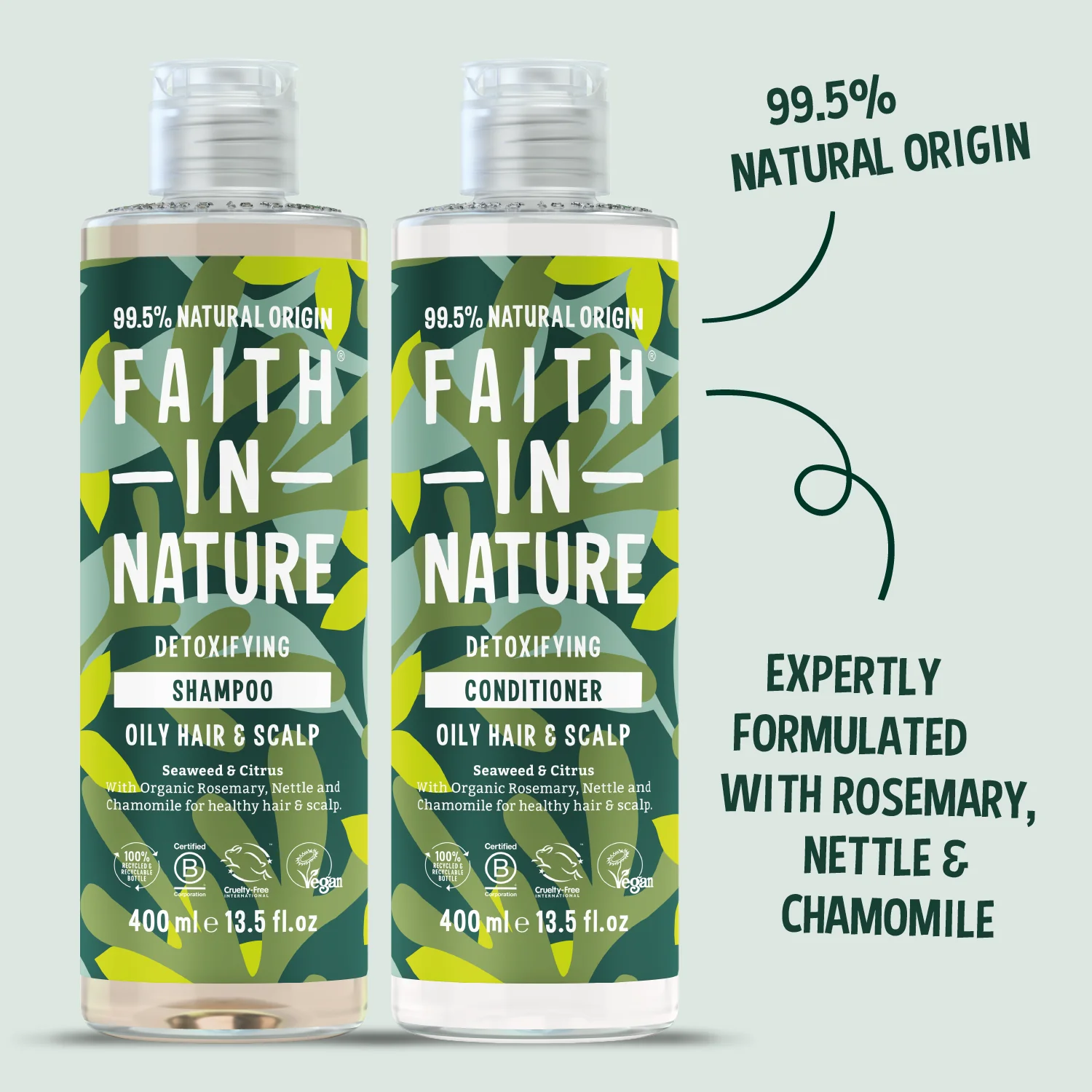 Seaweed & Citrus Shampoo & Conditioner Set - Image 2