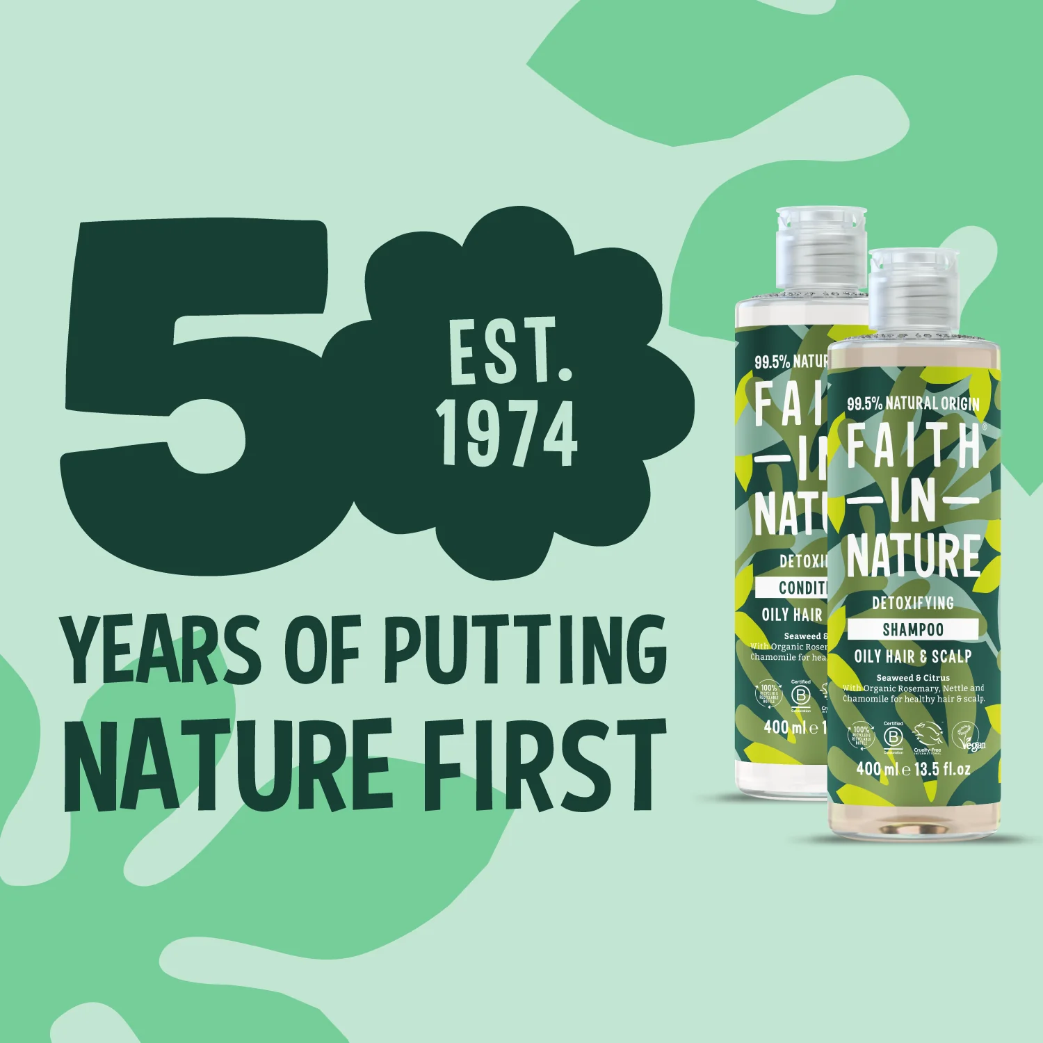 Seaweed & Citrus Shampoo & Conditioner Set - Image 5