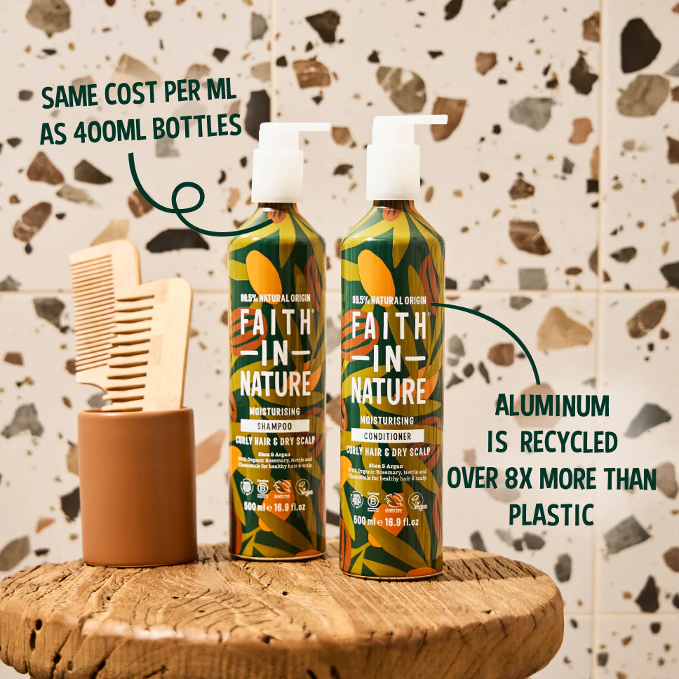 Shea & Argan Conditioner - 500ml Aluminium - Image 2