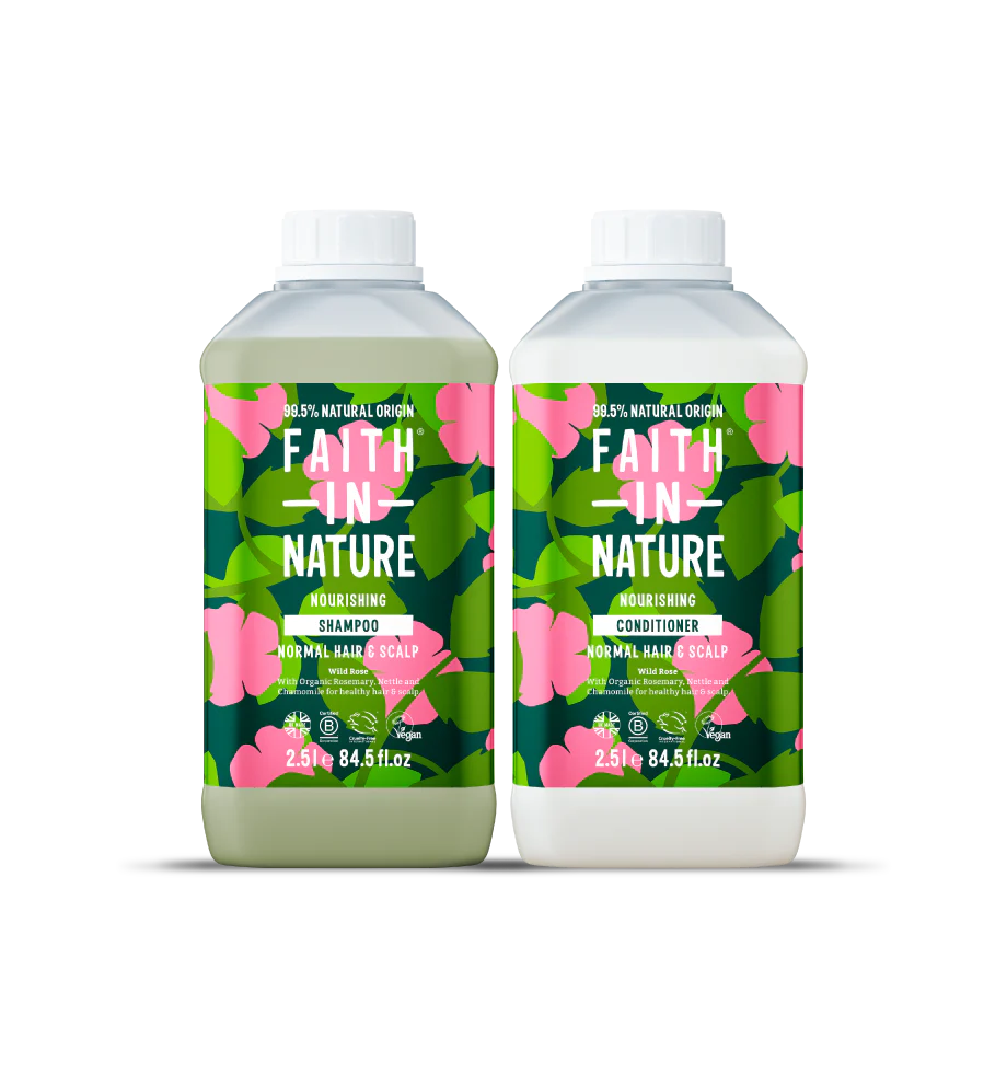 Wild Rose Shampoo & Conditioner Set - 2.5L